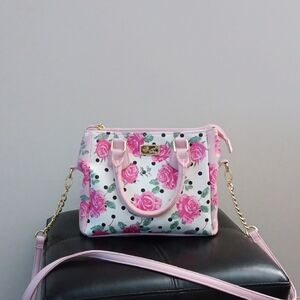 COPY - Betsey Johnson Pink Flower Satchel